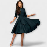 Ana | Rochie Midi Elegantă cu Curea