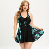 Costum de baie din două piese cu model floral