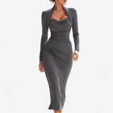 Raphaële | Rochie Lungă Prigludnută