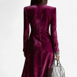 Virginie | Rochie din velur