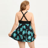 Costum de baie din două piese cu model floral