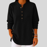 MARLENE | Pulover Clasic cu Guler Rotund