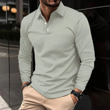 Ethan™ | Tricou polo cu mânecă lungă