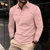 Ethan™ | Tricou polo cu mânecă lungă