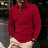 Ethan™ | Tricou polo cu mânecă lungă