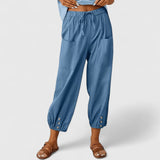 Clara | Pantaloni Largi Eleganți