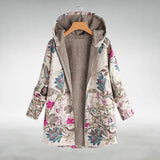 Fleural | – Jachetă din fleece elegantă cu model floral