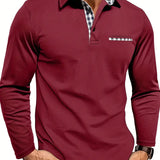 Tricou polo premium cu mâneci lungi