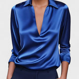 Nádia | Bluza premium cu decolteu în V