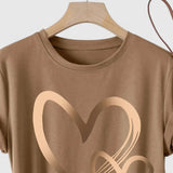 Annie | Tricou confortabil cu mânecă scurtă