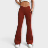 Clara | Pantaloni Largi cu Fisuri pe Lateral