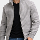Johann | Pulover clasic cu fermoar