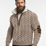 Will™ - Pulover elegant și confortabil pentru bărbați, cu guler din fleece cald