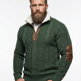 Will™ - Pulover elegant și confortabil pentru bărbați, cu guler din fleece cald