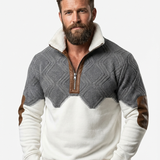 Will™ - Pulover elegant și confortabil pentru bărbați, cu guler din fleece cald