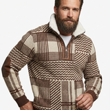 Will™ - Pulover elegant și confortabil pentru bărbați, cu guler din fleece cald