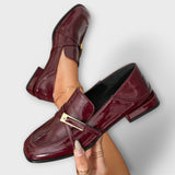 Isabel | Mocasi Bordo