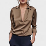 Nádia | Bluza premium cu decolteu în V