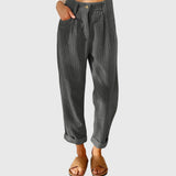Clara | Pantaloni Moderni din Catifea