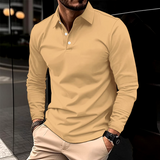 Ethan™ | Tricou polo cu mânecă lungă