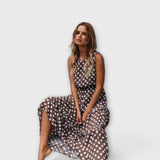 Dona | Rochie Midi Boho cu buline