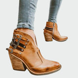 Marica - Pantofi vintage din piele