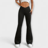 Clara | Pantaloni Largi cu Fisuri pe Lateral