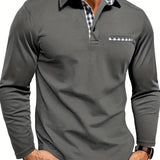 Tricou polo premium cu mâneci lungi
