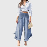 Clara | Pantaloni Zilnici cu Plisuri Elegante