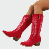 Neža – cizme cowboy elegante brodate