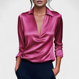 Nádia | Bluza premium cu decolteu în V