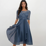 Sara – Rochie Elegantă pentru Invitații la Nuntă
