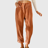 Clara | Pantaloni Moderni din Catifea