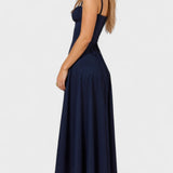 Carolina | Rochie Florală cu Top Strâns