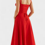 Carolina | Rochie Florală cu Top Strâns