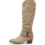 Veselka – cizme cowboy retro din piele pentru un aspect confortabil și modern