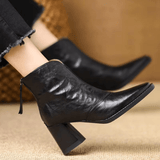 Rosalie™ | Cizme elegante cu toc mediu